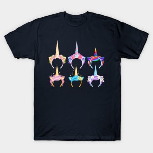 Unicorn Tiaras collection T-Shirt